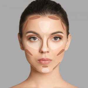 Woman With Facial Highlights