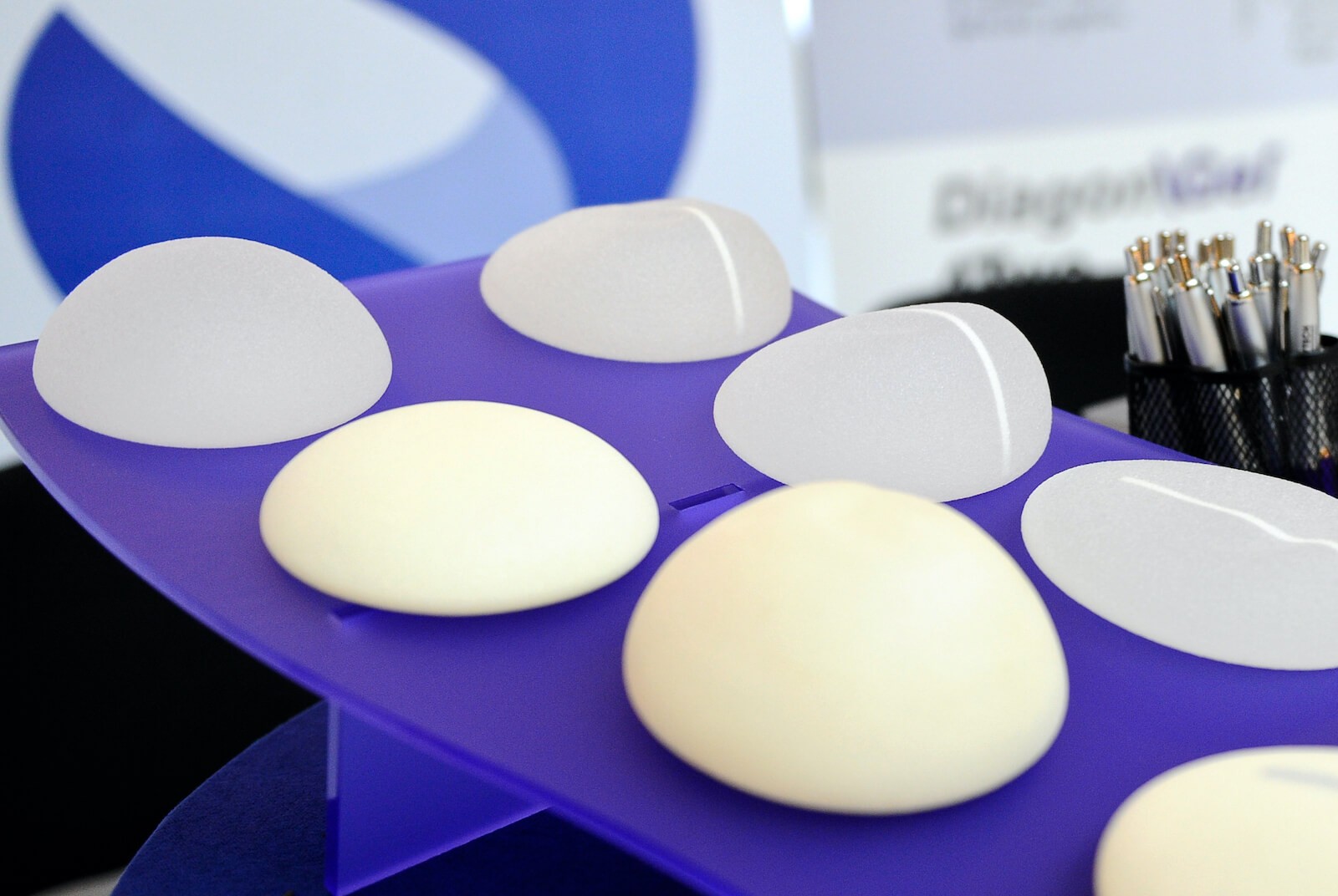 8 Breast Implants of Varying Sizes